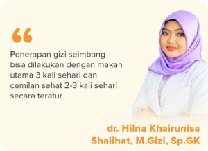 dr. Hilna Khairunisa Shalihat, M.Gizi, Sp.GK