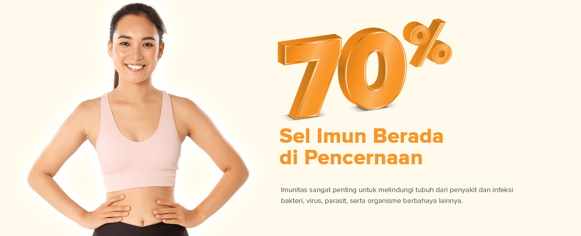 70% Sel Imun Berada di Pencernaan